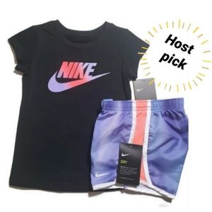 NWT Nike 6 Little Girl Tee-shirt & Shorts